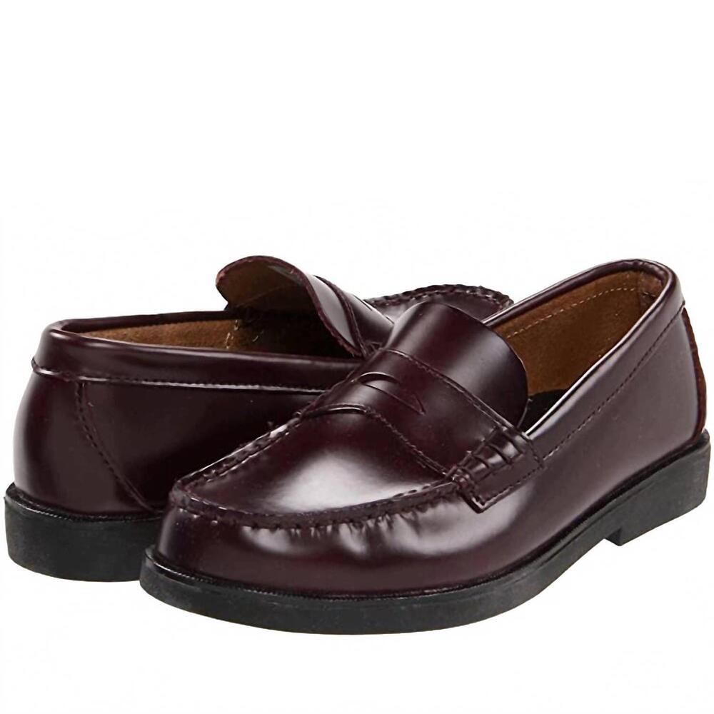 NEW SCHOOL ISSUE kids' simon loafer in cordovan
